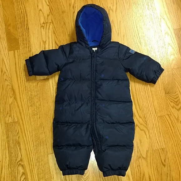 gap down puffer snowsuit